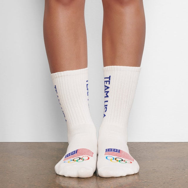 SKIMS Olympic Capsule Flag Socks