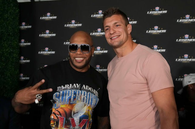 Flo Rida and Rob Gronkowski