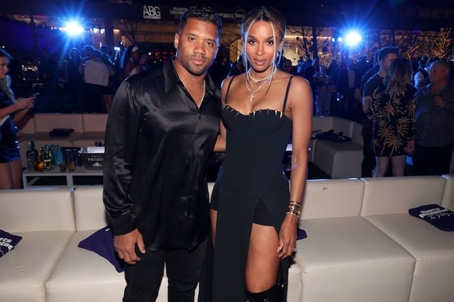 Russell Wilson and Ciara