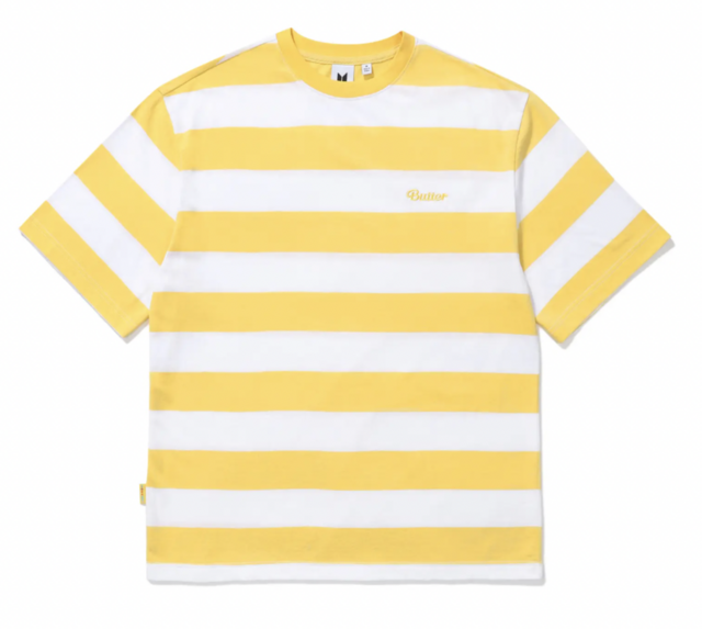 'Butter' Striped Short Sleeve T-Shirt
