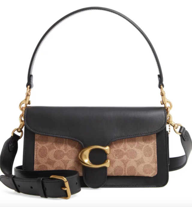 Coach Tabby Signature Coated Canvas & Leather Crossbody Bag