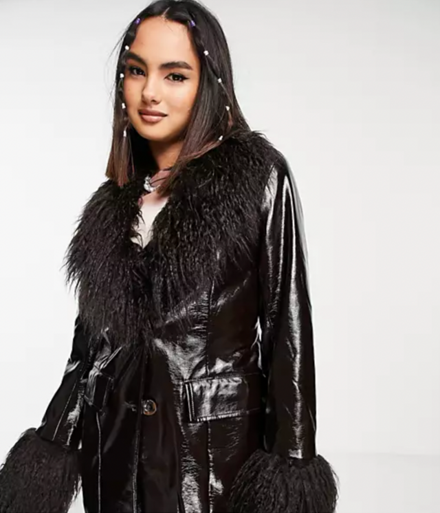 ASOS Collusion Faux Fur Jacket 