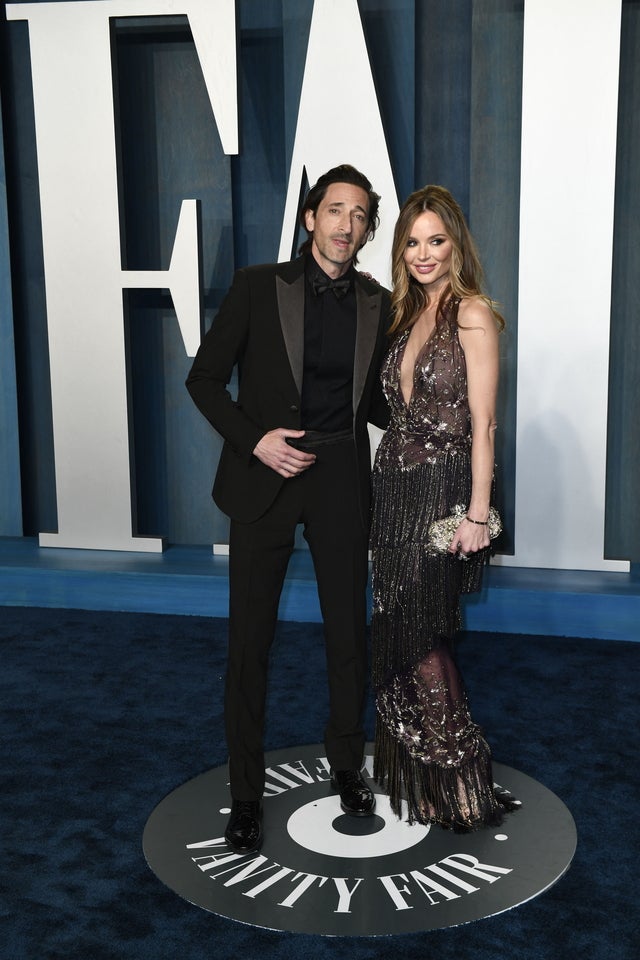 Adrien Brody and Georgina Chapman