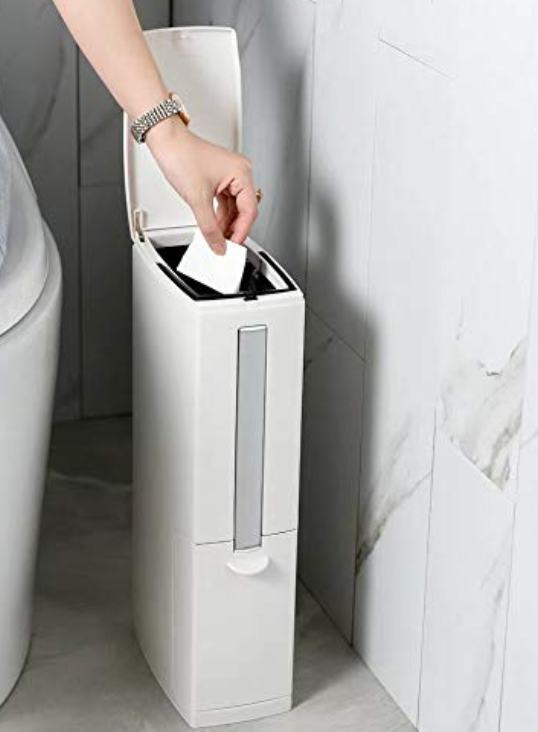 Acrylic Slim Plastic Trash Can