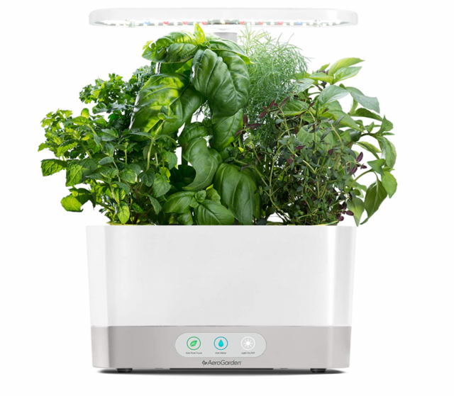 AeroGarden White Harvest Indoor Hydroponic Garden