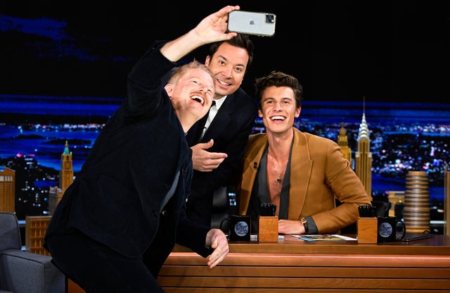 Jesse Tyler Ferguson, Jimmy Fallon and Shawn Mendes