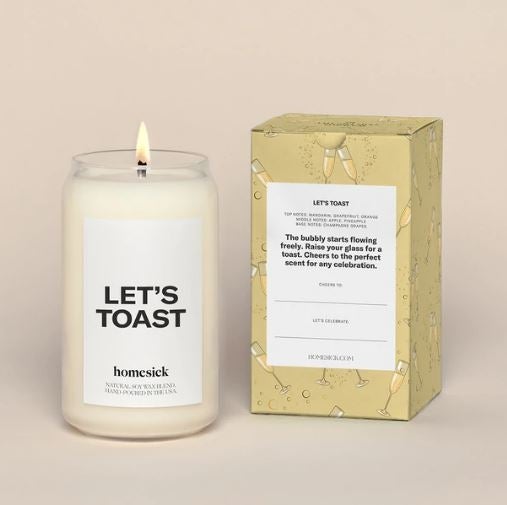 Homesick Let's Toast Candle