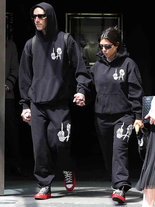 Travis Barker and Kourtney Kardashian