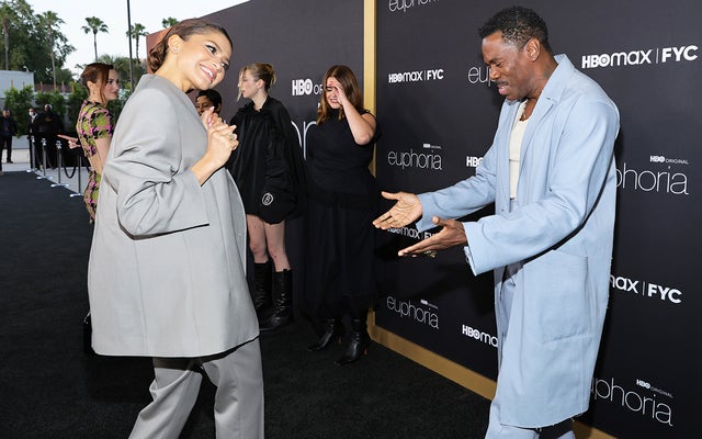 Zendaya and Colman Domingo attend the HBO Max FYC event for "Euphoria" at Academy Museum of Motion Pictures on April 20, 2022 in Los Angeles, California.