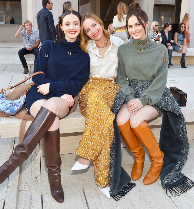 Iris Apatow, Leslie Mann and Maude Apatow