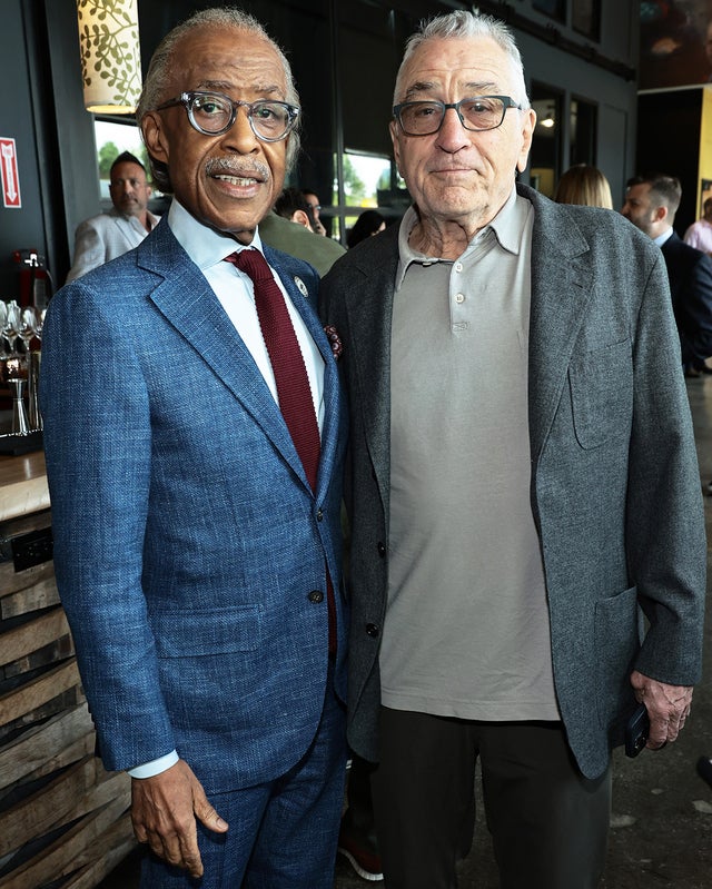 Al Sharpton and Robert De Niro