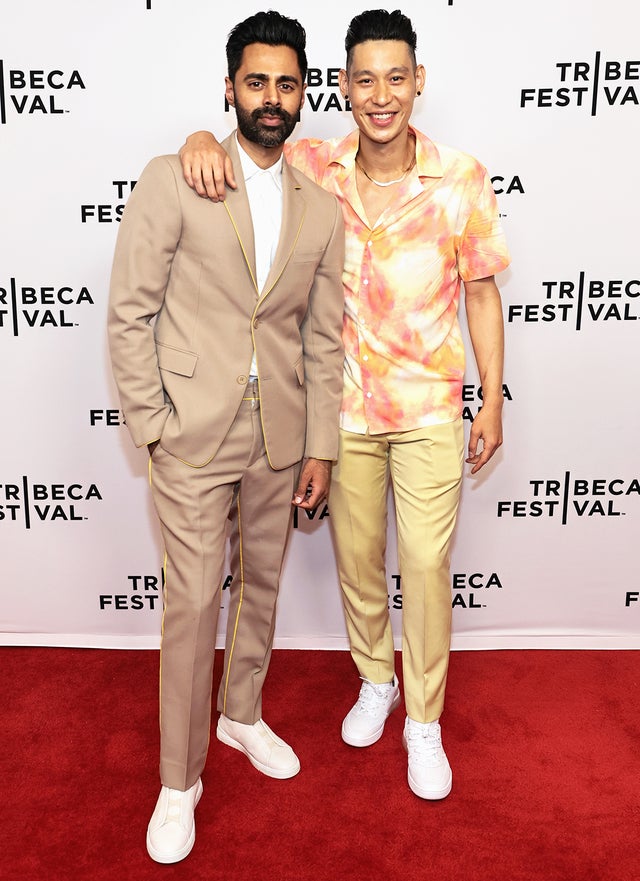 Hasan Minhaj and Jeremy Lin