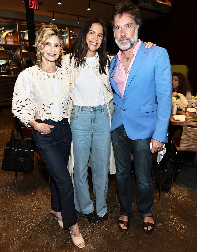 Kyra Sedgwick, Katie Holmes and Rufus Wainwright