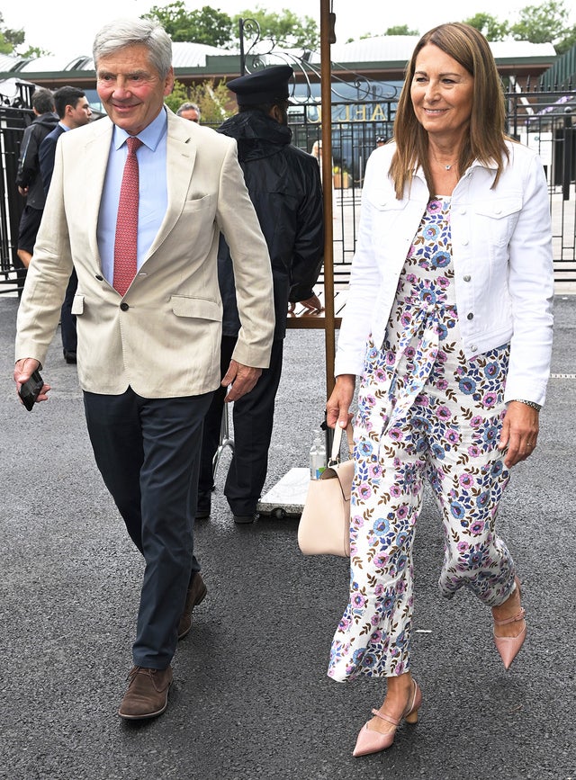 Michael Middleton and Carole Middleton