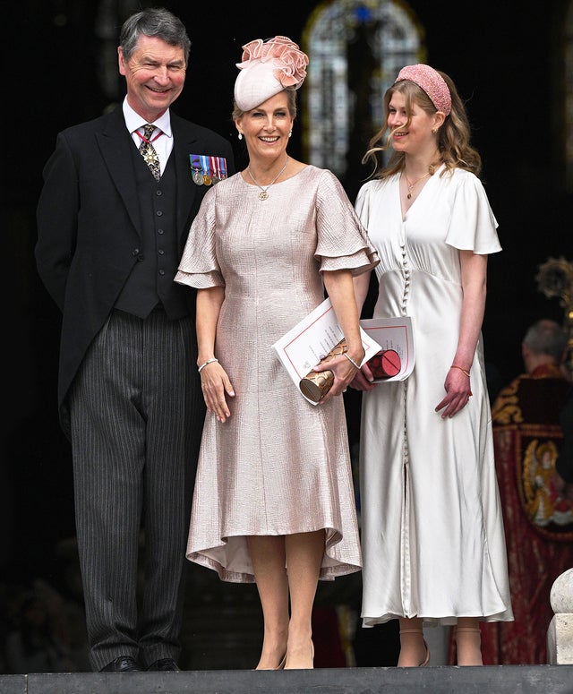 Timothy Laurence, Sophie and Lady Louise Windsor