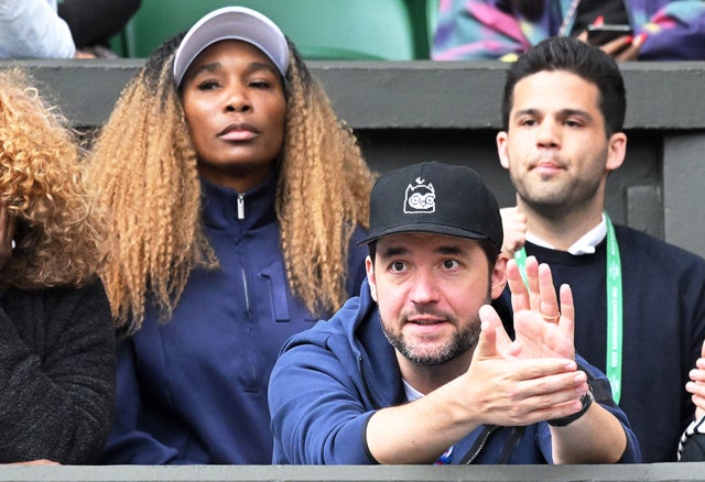 Venus Williams and Alexis Ohanian 