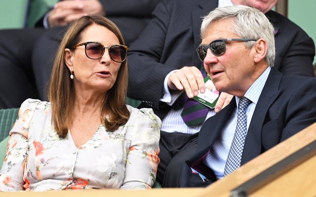 Carole Middleton and Michael Middleton