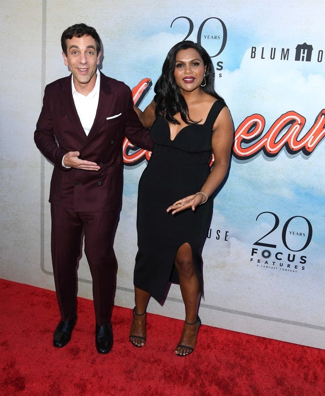 BJ Novak and Mindy Kaling 