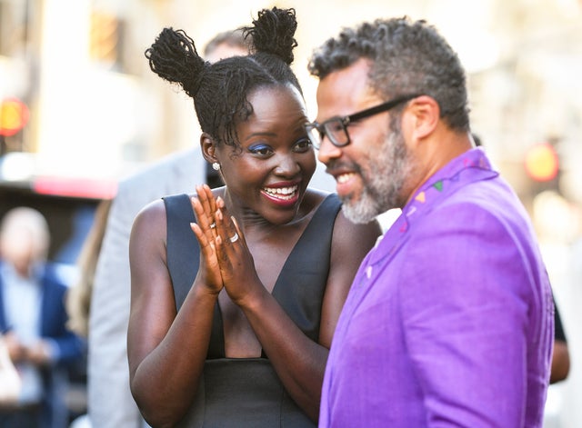 Lupita Nyong'o and Jordan Peele