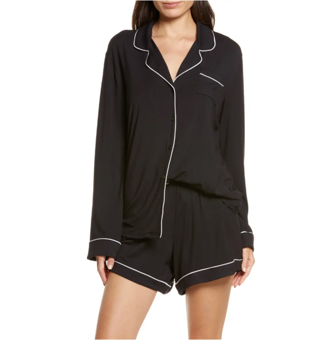 Nordstrom Moonlight Eco Long Sleeve Short Pajamas