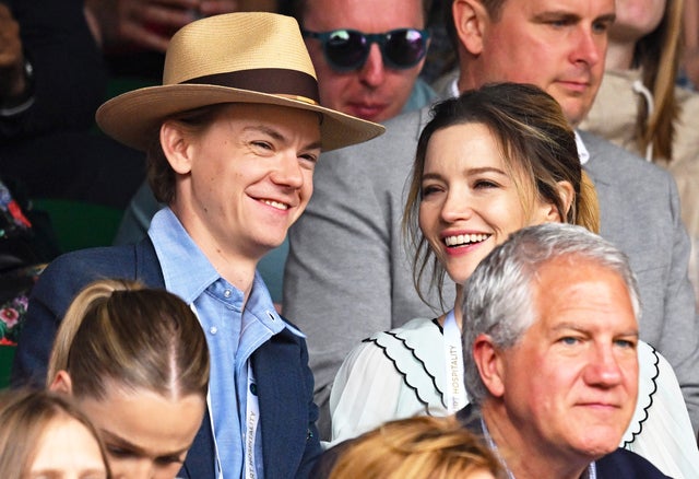 Thomas Brodie-Sangster and Talulah Riley