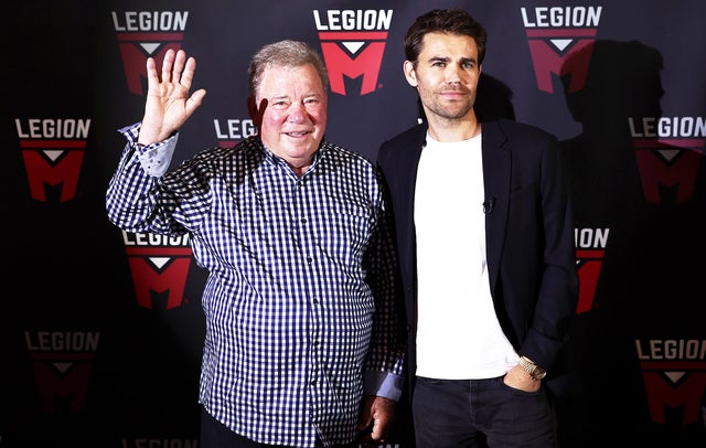 William Shatner and Paul Wesley
