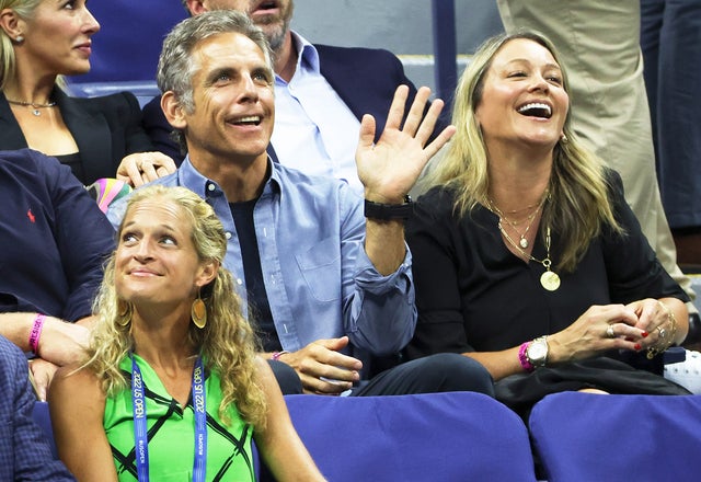 Ben Stiller and Christine Taylor