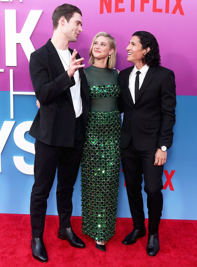 David Corenswet, Lili Reinhart and Danny Ramirez