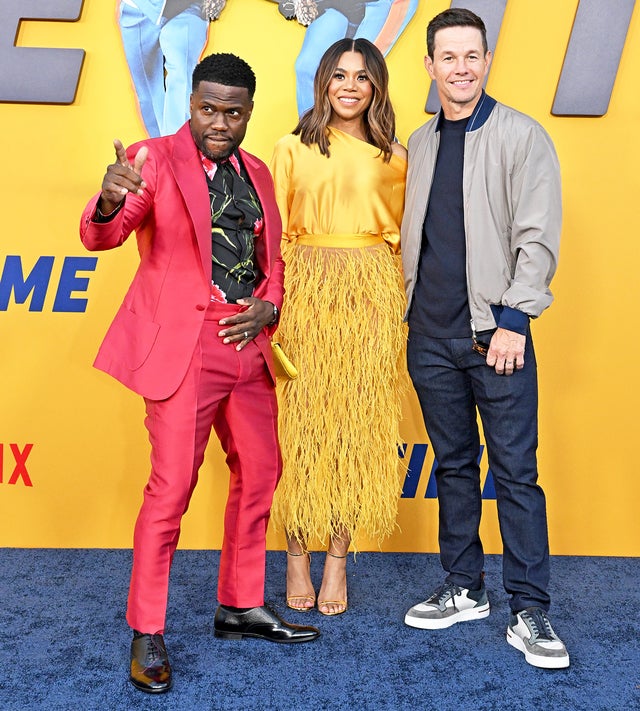 Kevin Hart, Regina Hall and Mark Wahlberg