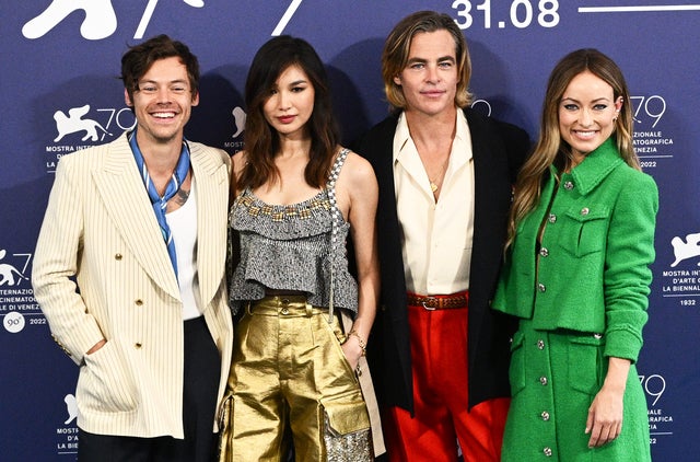 Harry Styles, Gemma Chan, Chris Pine and Olivia Wilde