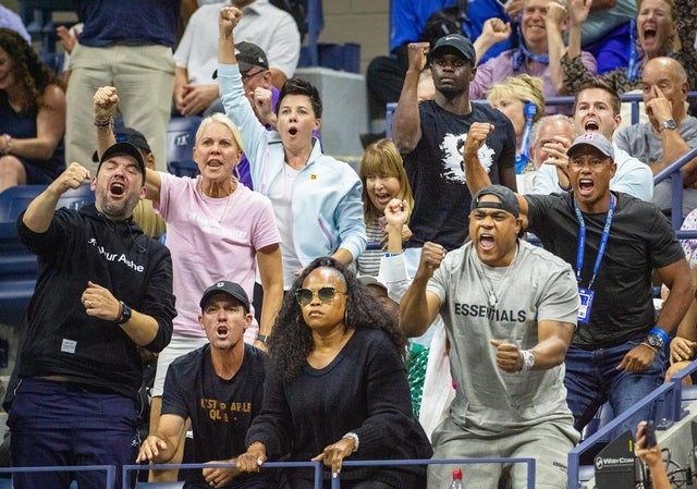 Tiger Woods, Alexis Ohanian and Venus Williams