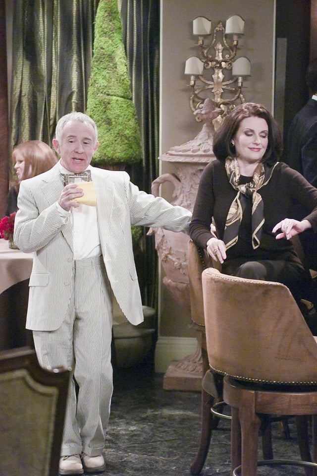 Leslie Jordan and Megan Mullally