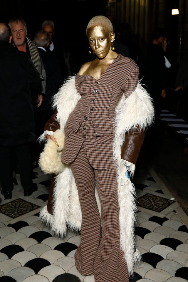 Doja Cat attends the A.W.A.K.E Mode fashion show for Paris Fashion Week