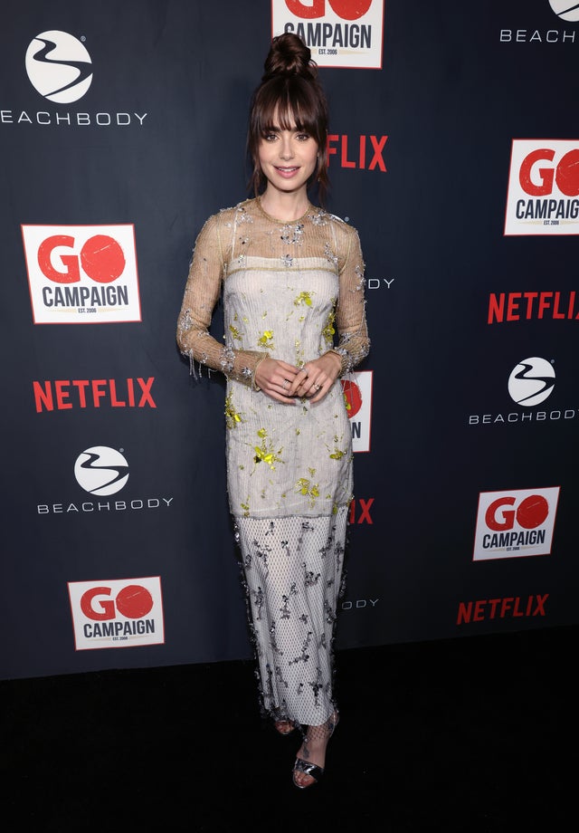 Lily Collins hosted GO Campaign 15th Annual GO Gala