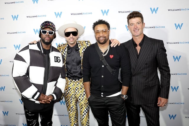 Wyclef Jean, DJ Cassidy, Shaggy and Robin Thicke 