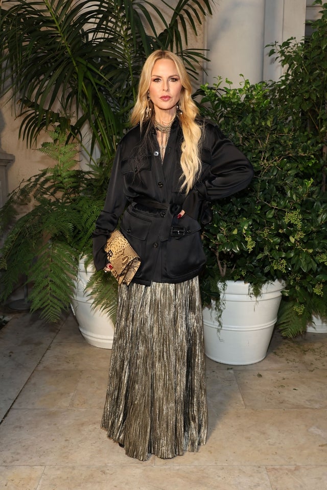Rachel Zoe Continues On with Her Love of Black and Boho Fringes