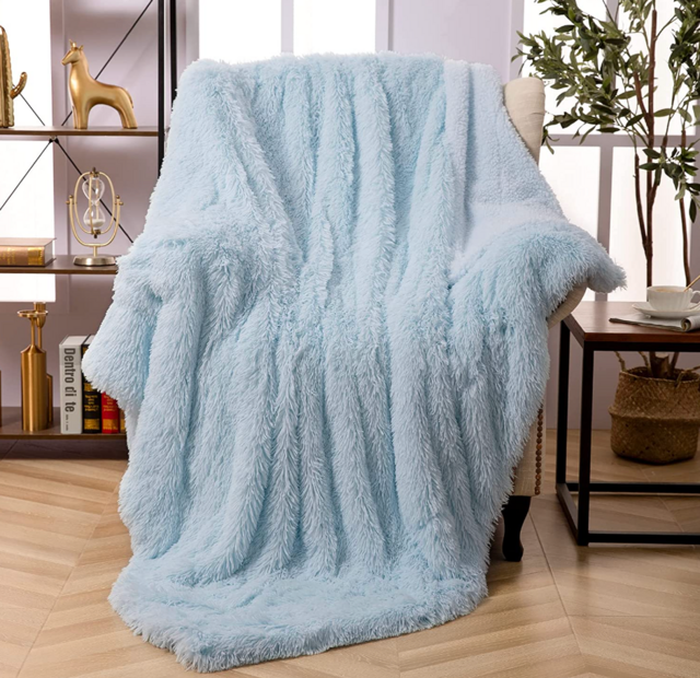 Faux Fur Throw Blanket