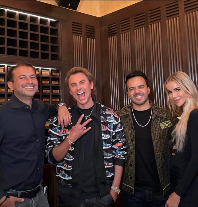 Jonathan Cheban, Luis Fonsi, and Kamal Hotchandani