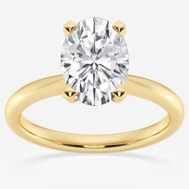 Petite Solitaire Engagement Ring