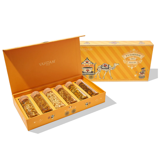 Vahdam Turmeric Herbal Tea Gift Set