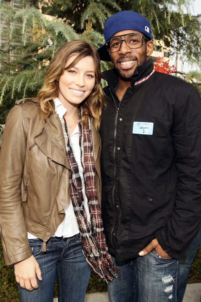 Jessica Biel and Stephen "tWitch" Boss 