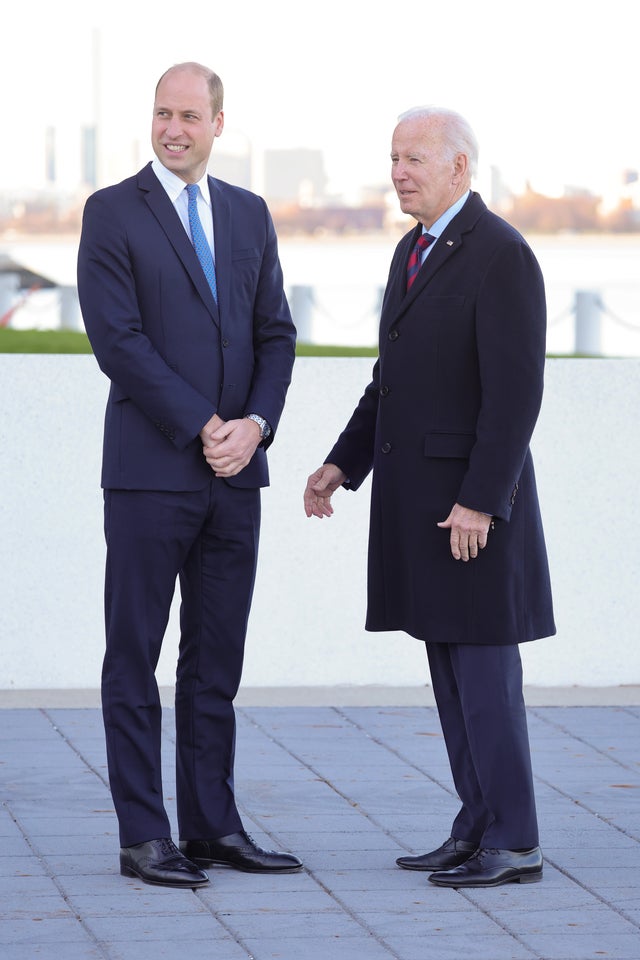 President Joe Biden Prince William