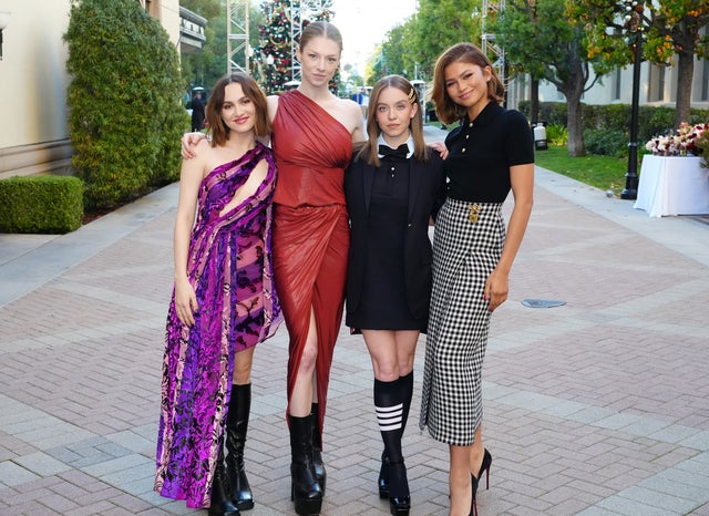 Maude Apatow, Hunter Schafer, Sydney Sweeney, and Zendaya