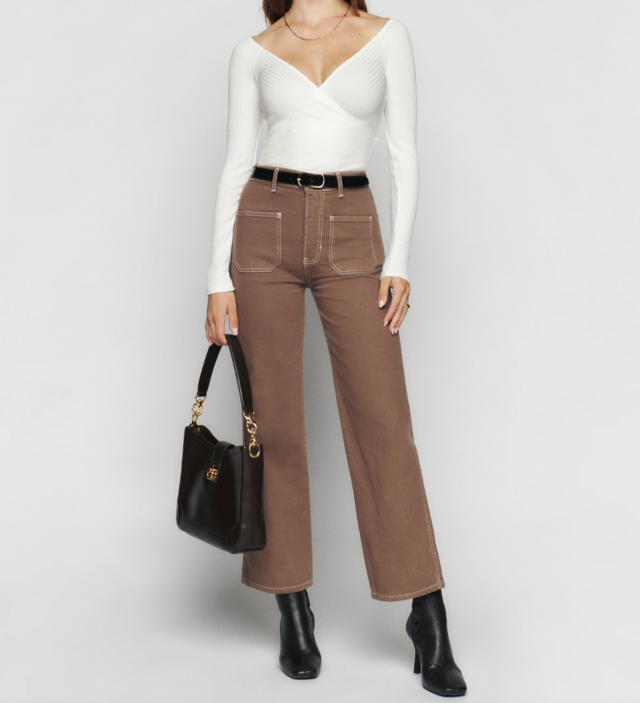 Alyssa High Rise Wide Leg Jeans