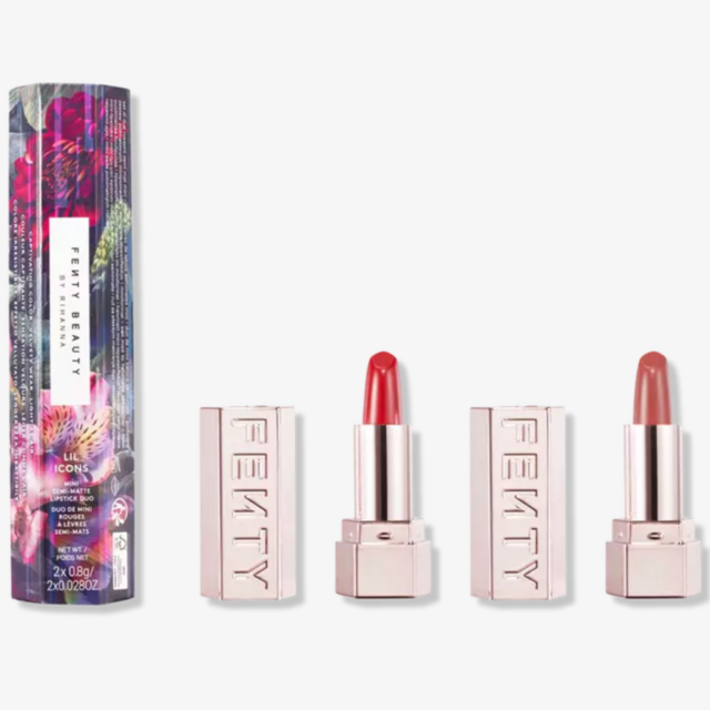 Fenty Beauty Lil Icons Mini Semi-Matte Lipstick Duo