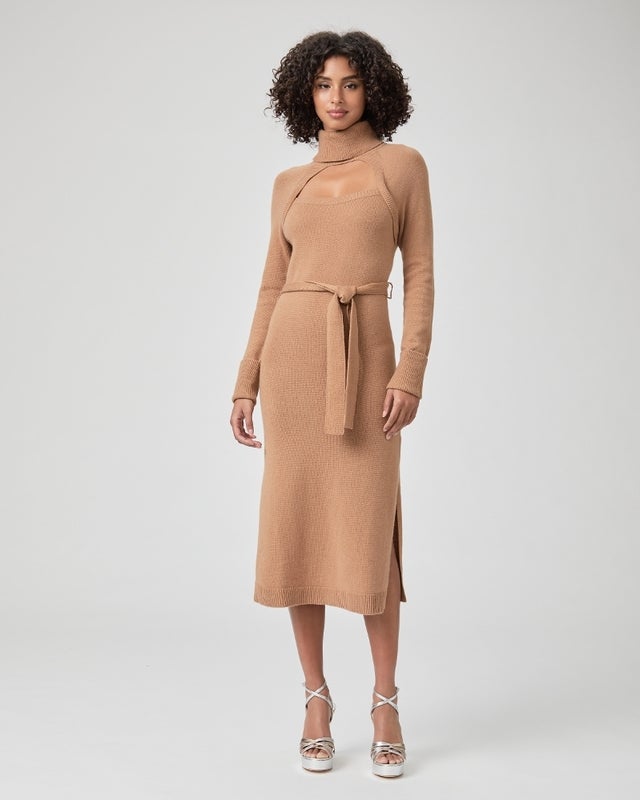 Cherise Dress - Toffee Bronze