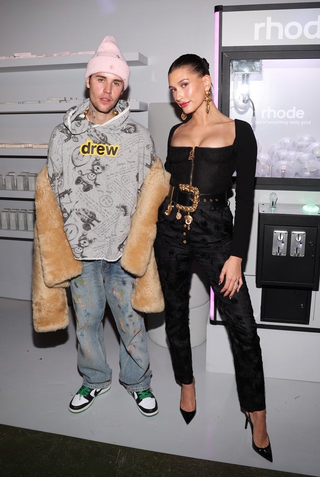 Justin Bieber and Hailey Bieber