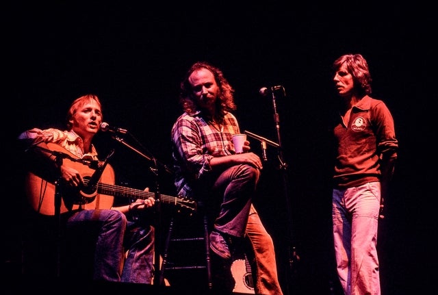 Stephen Stills, David Crosby and Graham Nash