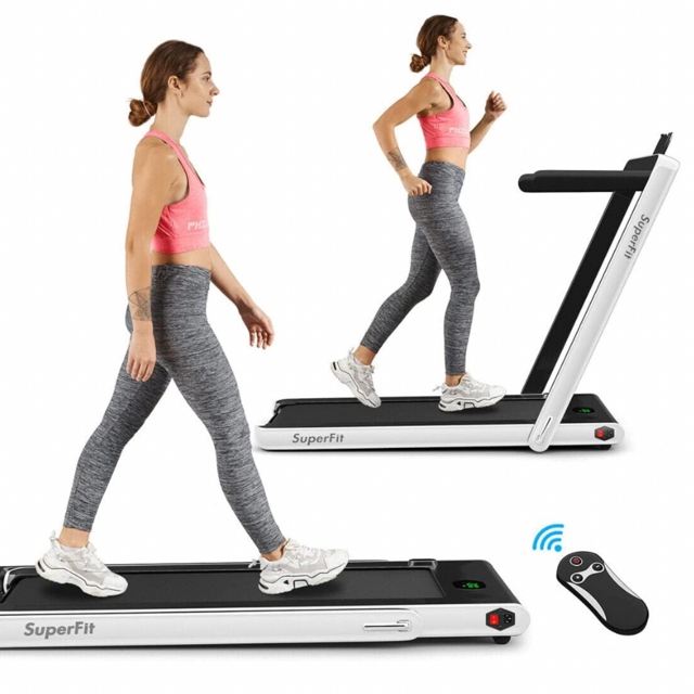 Goplus 2 in 1 Folding Treadmill