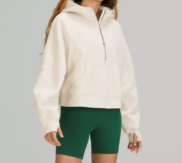 Scuba Oversized Half-Zip Hoodie